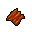 half-digested piece of meat