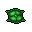 green pillow