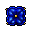 blue round pillow