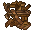 wooden trash