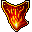 fiery rainbow shield