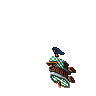 Green Rolling Barrel